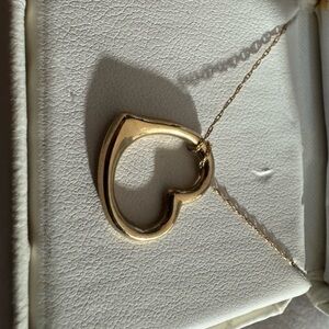 Macy's Gold Heart Pendant Necklace